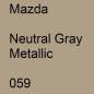 Preview: Mazda, Neutral Gray Metallic, 059.